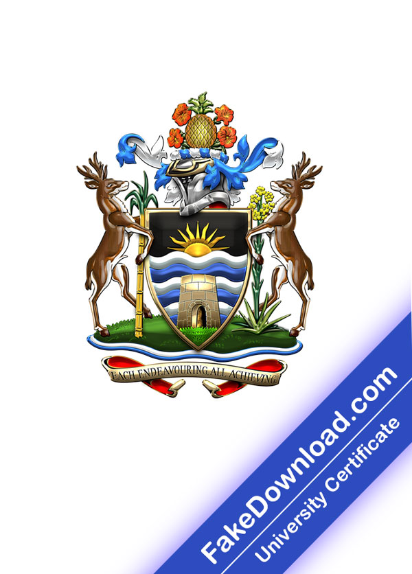 Antigua and Barbuda Proof Address (psd)