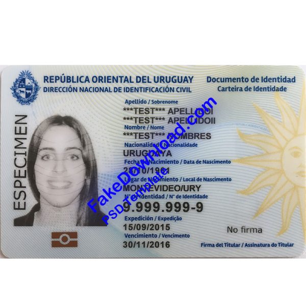 Uruguay national id card