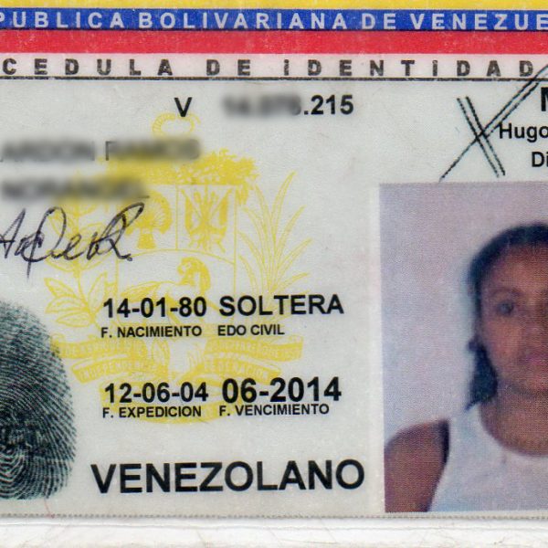 Venezuela national id card