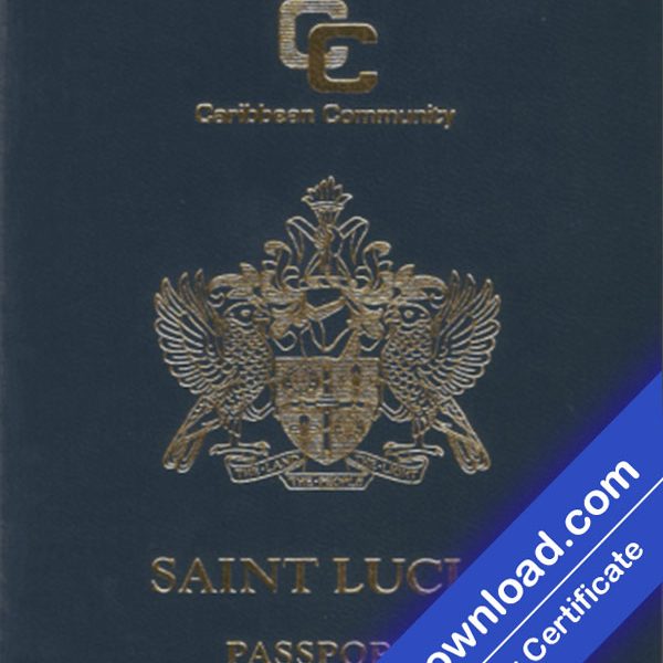 Saint Lucia Passport (psd)