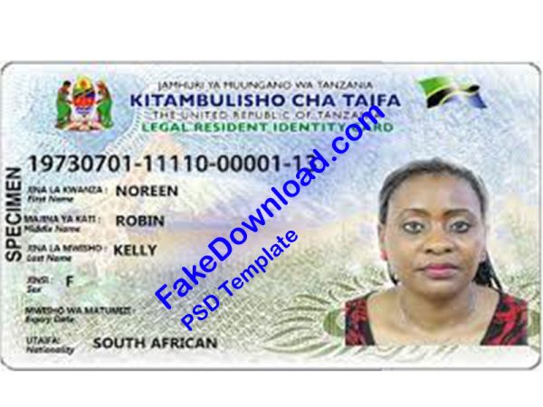 Tanzania national id card