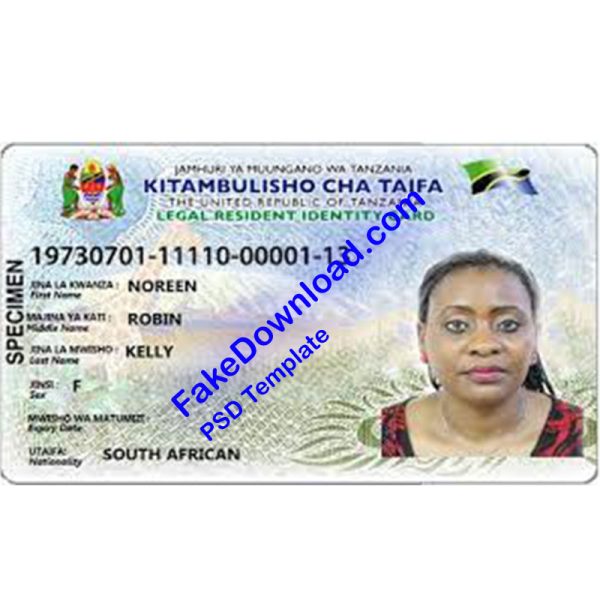 Tanzania national id card