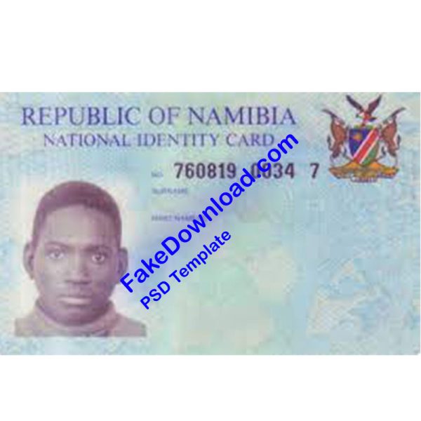 Zambia national id card (psd)