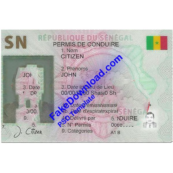 Senegal Driver License (psd)