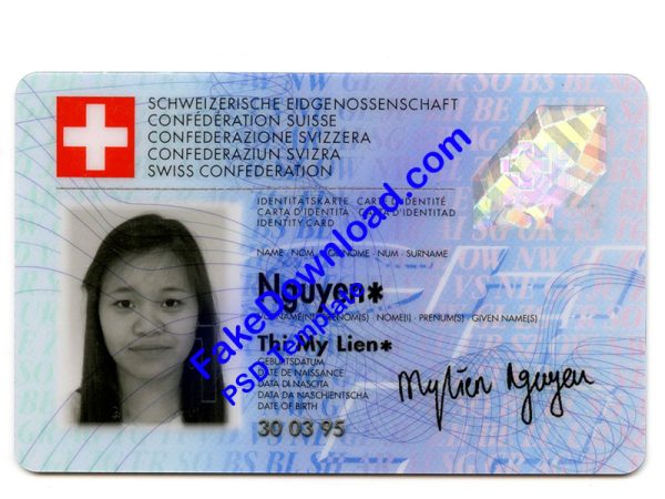 Switzerland national id card