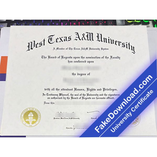 West Texas A&M University Template (psd)