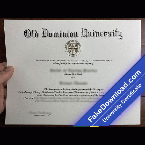 Old Dominion University Template (psd)