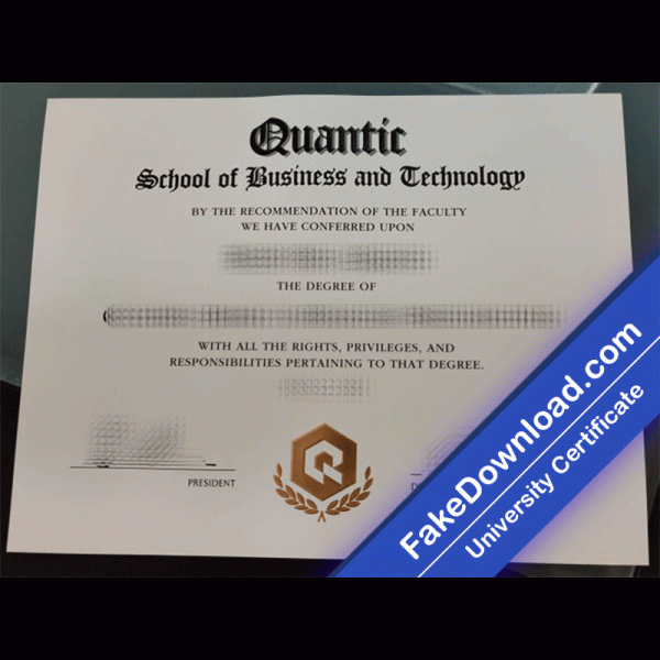 Quantic School of Business and Technology Template (psd) | Fake Download