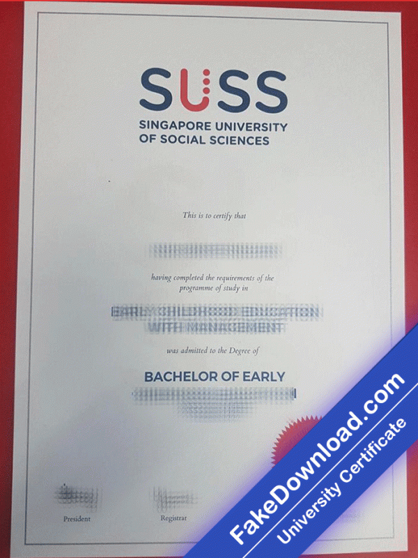 Singapore University of Social Sciences (SUSS) Template (psd)