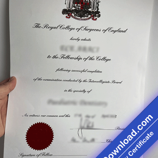 Royal College of Surgeons of England Template (psd)