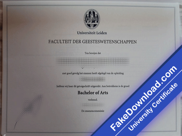Leiden University Template (psd)