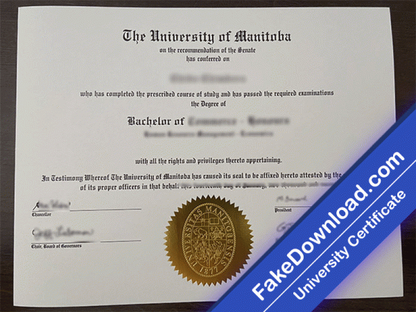 Manitoba University Template (psd)