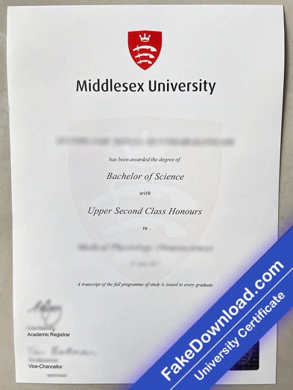 Middlesex University Template (psd)
