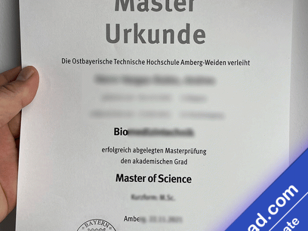 OTH Amberg-Weiden University Template (psd)