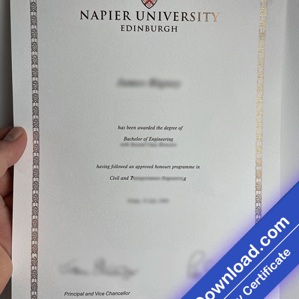 Edinburgh Napier University Template (psd)