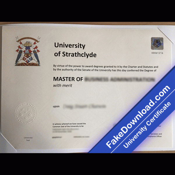 Strathclyde University Template (psd)