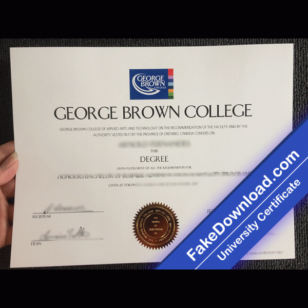 George Brown College Template (psd)