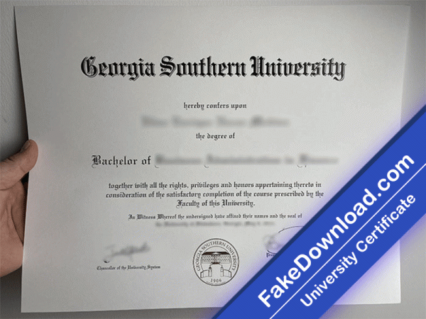 Georgia Southern University Template (psd)