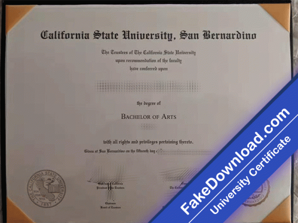 Cal State San Bernardino (CSUSB) University Template (psd)