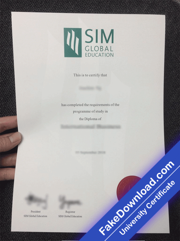 SIM University Template (psd)