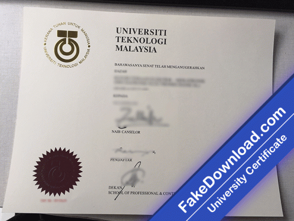 Universiti Teknologi Malaysia (UTM) Template (psd)