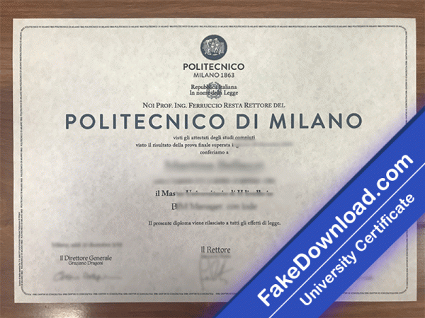 Politecnico di Milano University Template (psd)