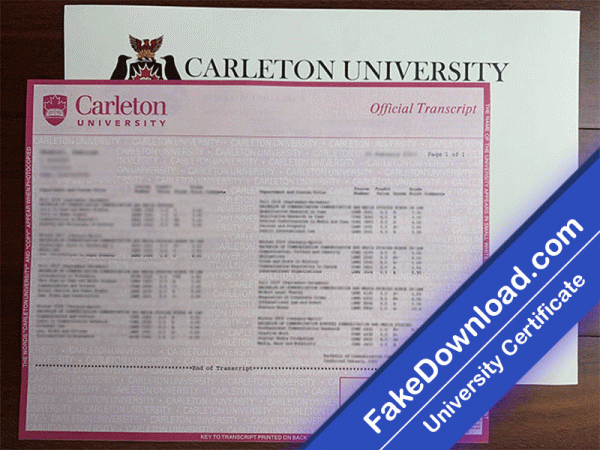 Carleton University Template (psd)