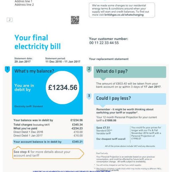 British Proof Address (psd)